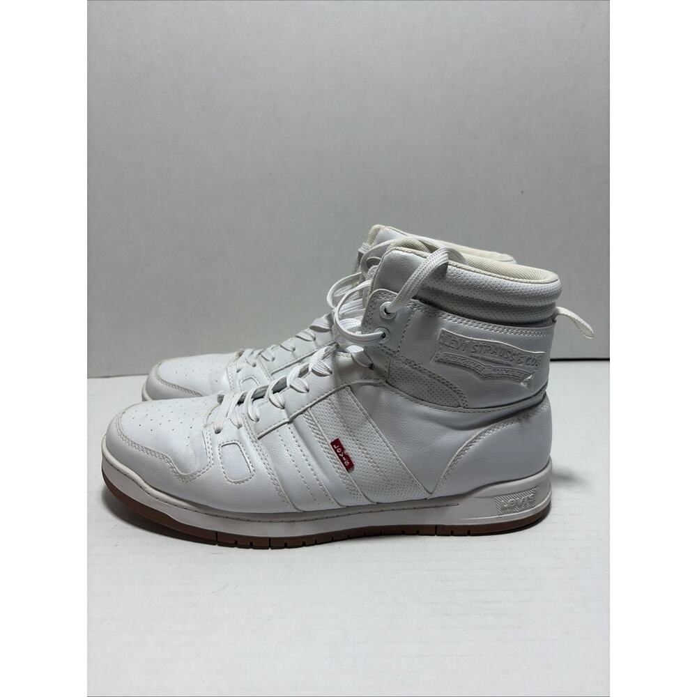 Levi Men's 521 BB Tennis shoes pebbled UL high top sneakers size 12